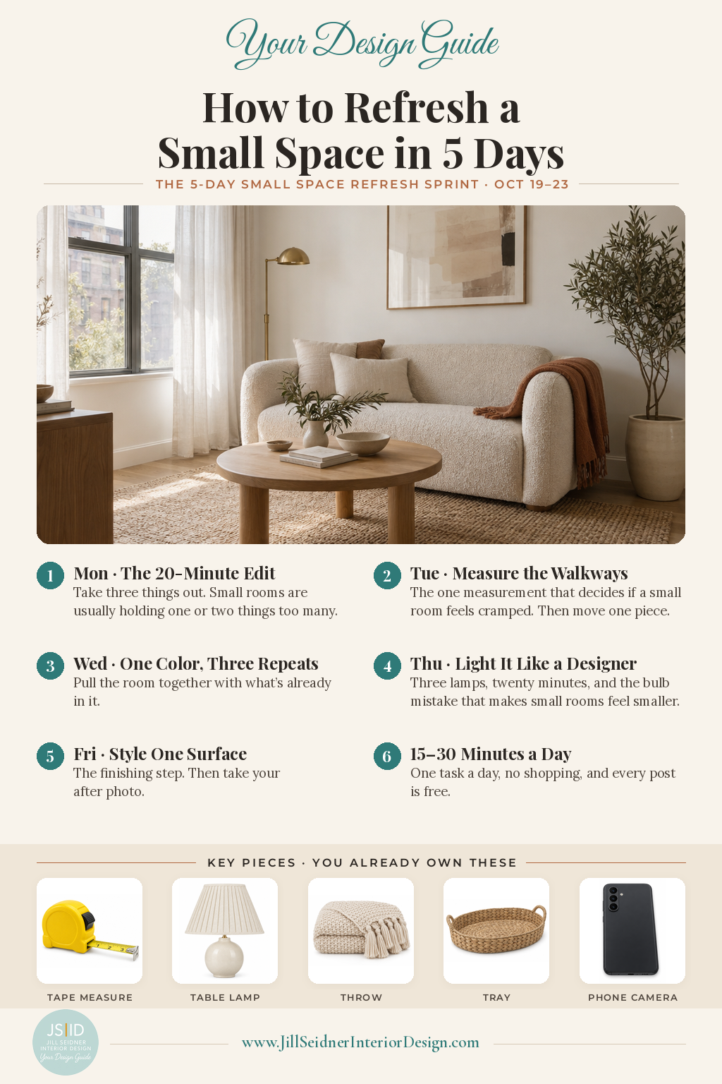 The Plan: October's Room Challenge Is a 5-Day Sprint