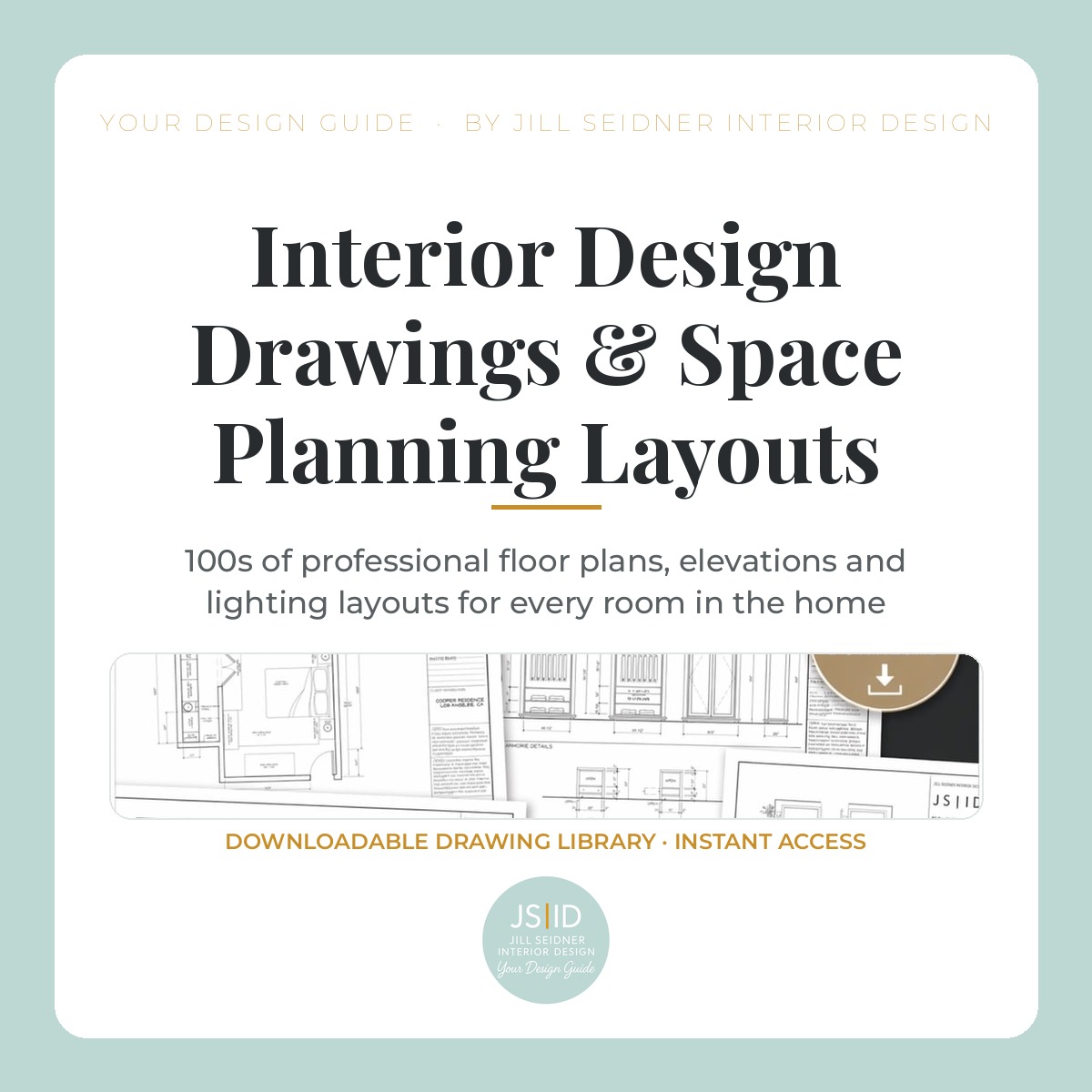Interior Design Drawings & Space Planning Layouts cover