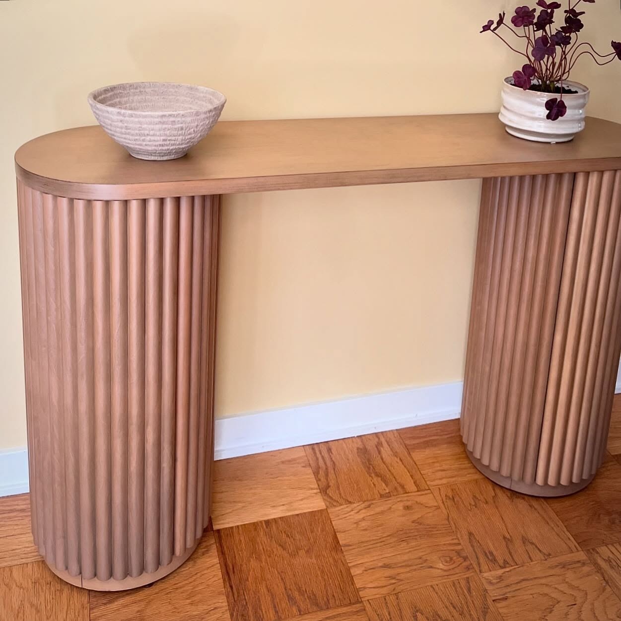 Entry console styled by Jill Seidner